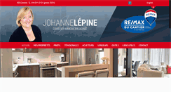 Desktop Screenshot of johannelepine.com