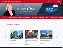 Tablet Screenshot of johannelepine.com